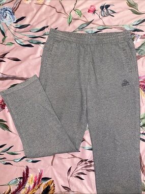 Men’s Gray Elastic Waist Sweatpants
